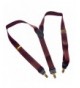 American Cordovan Burgundy suspenders Gold tone