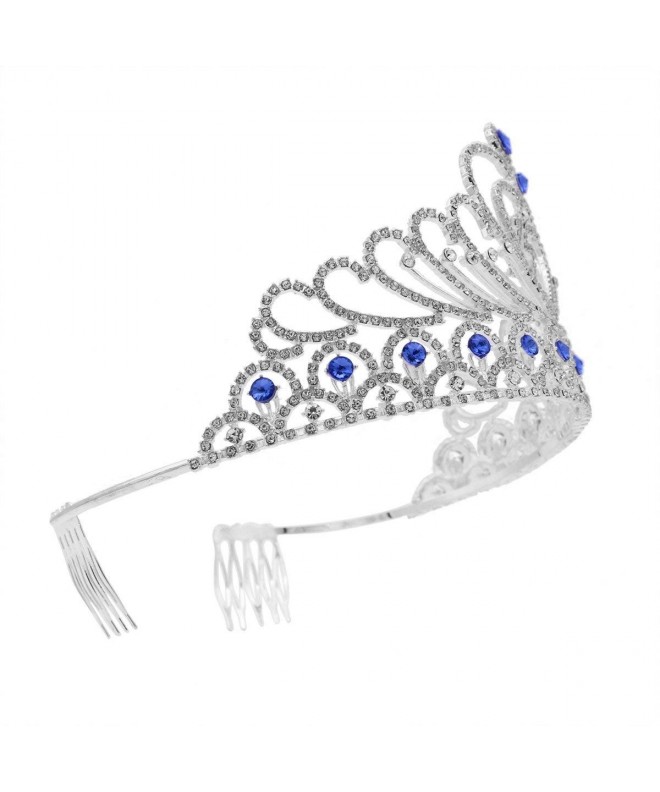 15 Birthday Tiara Crystal Rhinestone 15th Birthday Crown with Combs ...