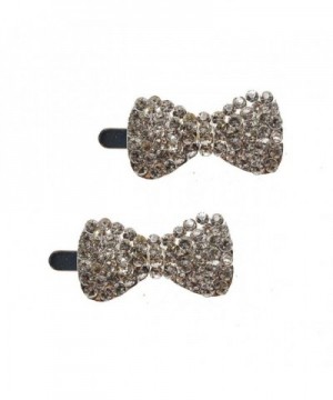 Shengxueer Crystal Bowknot Magnet Barrette