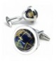 KONOV Rhodium Plated Cufflinks Wedding