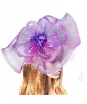 purple wedding hat