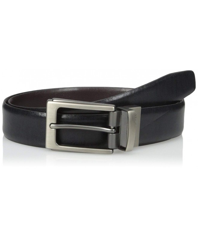 Men's Leather Reversible Belt - Black/brown - CK12O63T0VY