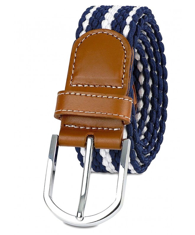 Blue Mens Belt - Men's Belts - Braided Stretch Cord Belt for Men ...
