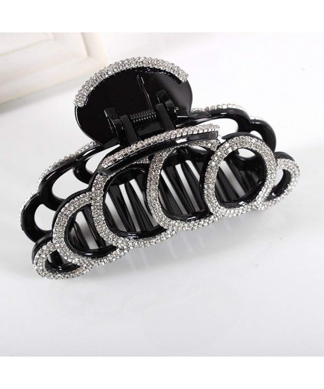 Rhinestones Hair Jaw Clips Large Hair Claw Clamps Hair Accessories for ...