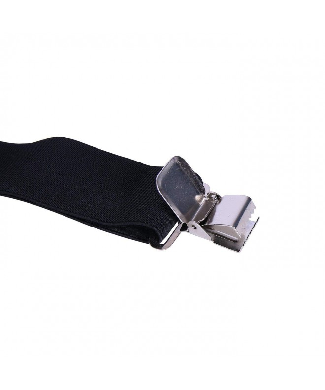 Mens Heavy Duty X-Back Clip Suspenders Adjustable Elastic 2