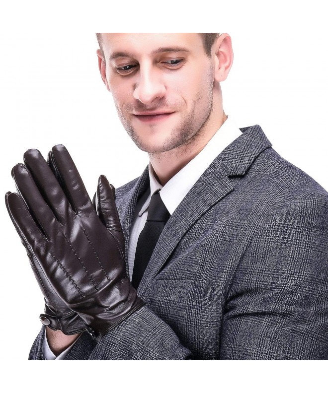 Men PU Leather Punk Half Finger Snap Performance Gloves - White ...