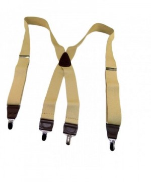 Suspender Companys Suspenders Silver tone No slip