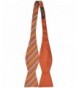 Woven Striped Reversible Self Tie Orange