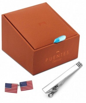 Silver American Cufflinks Puentes Denver