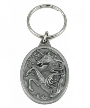 Siskiyou Unicorn Antiqued Keyring