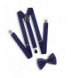 IMEET Suspenders Bowties Navy Blue