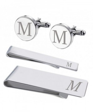 BodyJ4You Cufflinks Button Personalized Initials