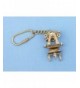 Solid Brass Theodolite Key Chain