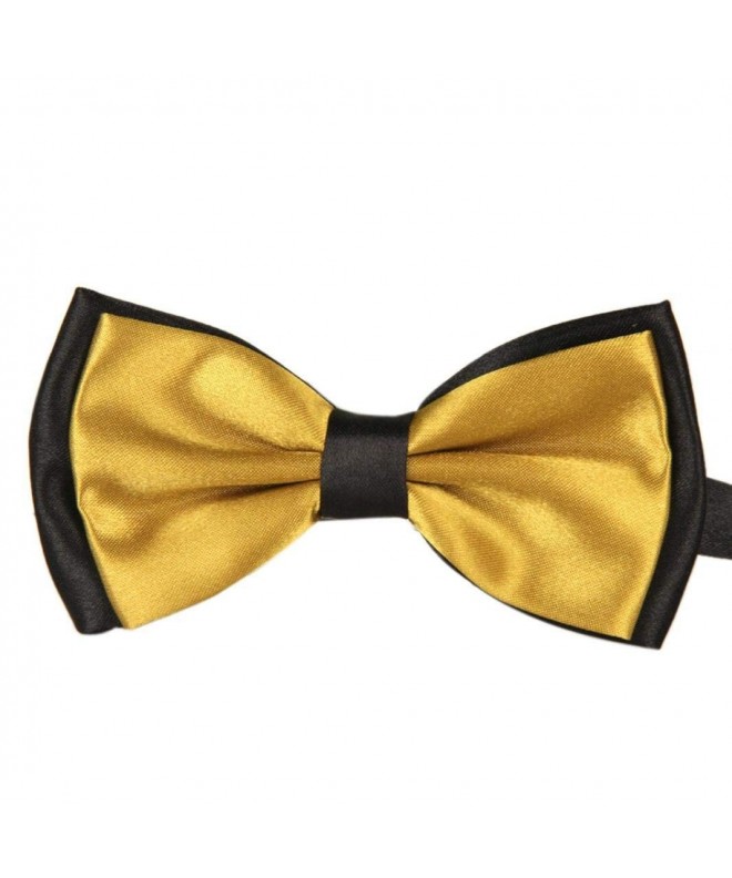 Silk Bow Tie Red And Gold C212f8suueb