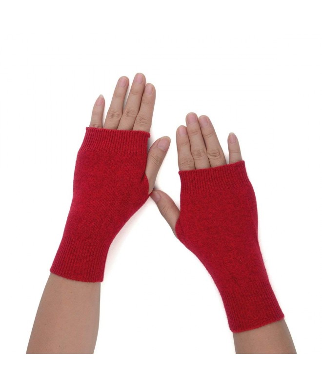 womens fingerless wool gloves