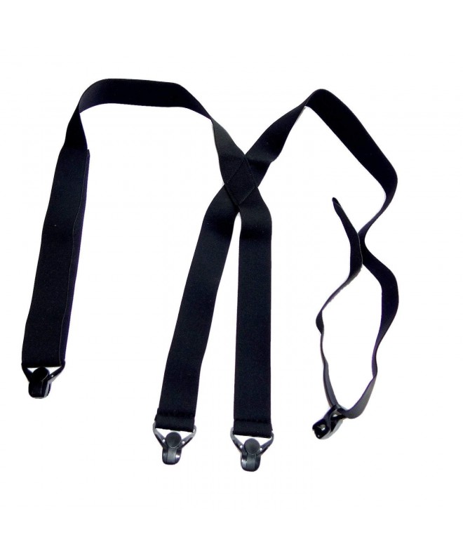 All Black No-Show Undergarment XL Suspenders with Patented Black ...