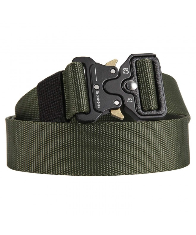 Men's Tactical Belt Heavy Duty Webbing Belt Adjustable Military Style Nylon  Belts