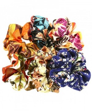 Accessories Flower Pattern Elastic Scrunchies