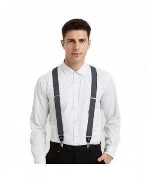 Suspenders Y Shape no slip Genuine Leather