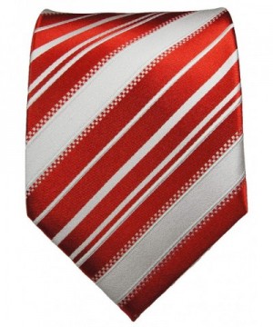 Paul Malone Necktie White Stripes