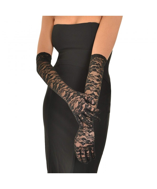 long lace gloves