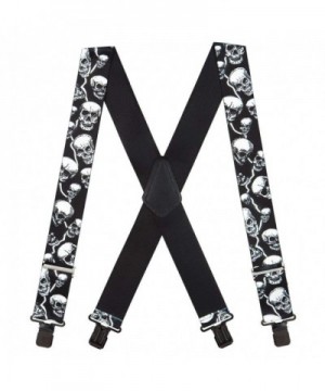 Suspender Store Mens Skull Suspenders